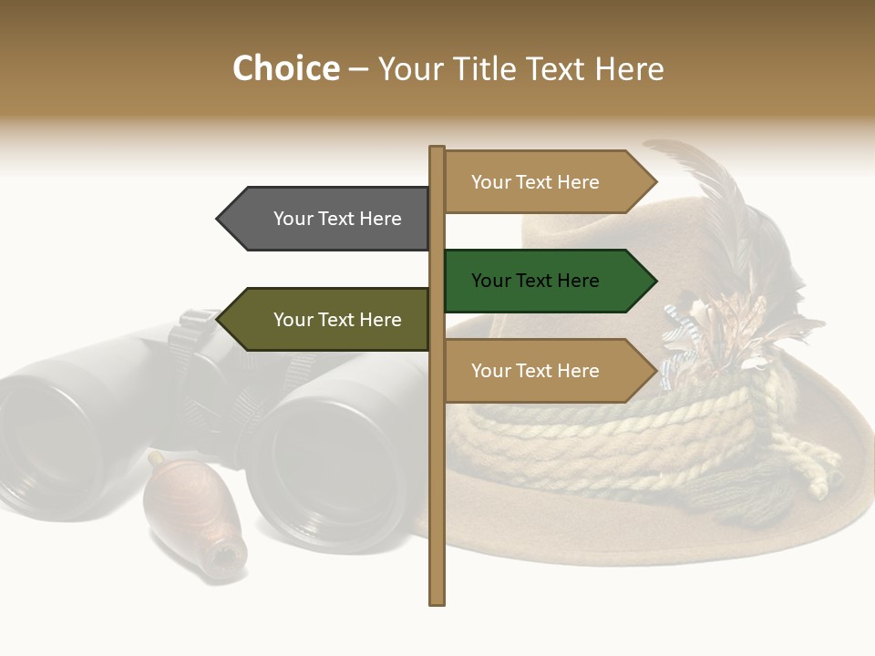 Close Up Decorated Wear PowerPoint Template