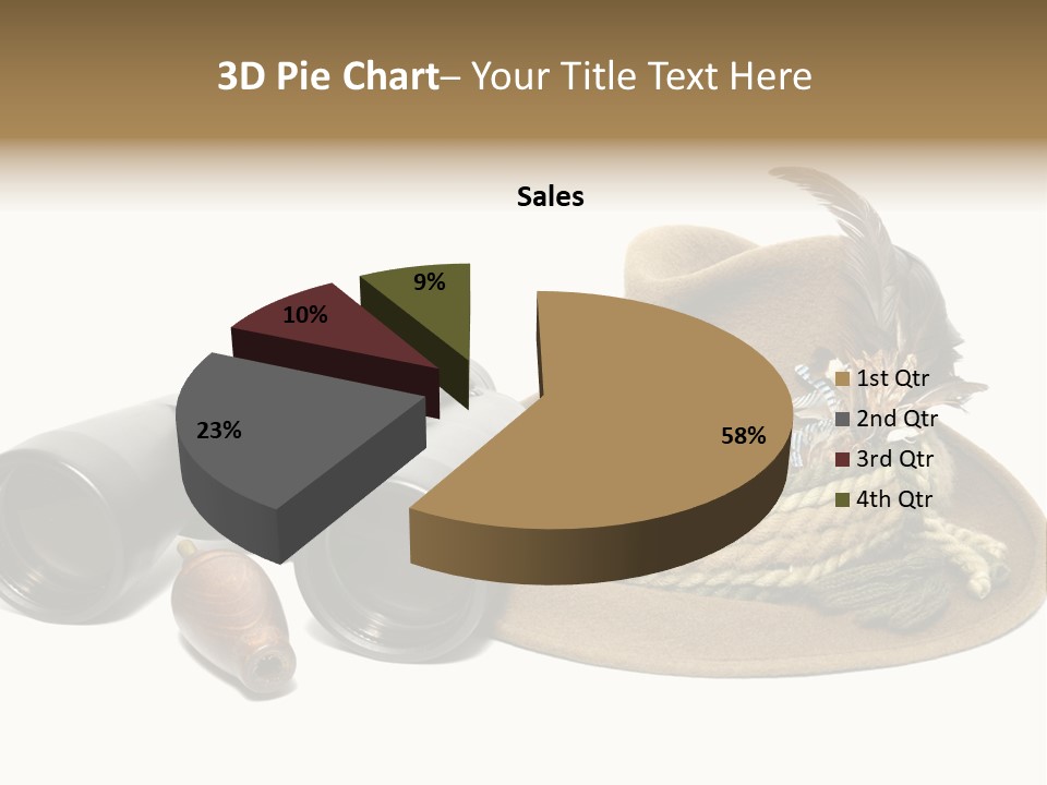 Close Up Decorated Wear PowerPoint Template