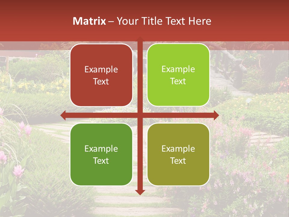 Grass Wood Landscaping PowerPoint Template