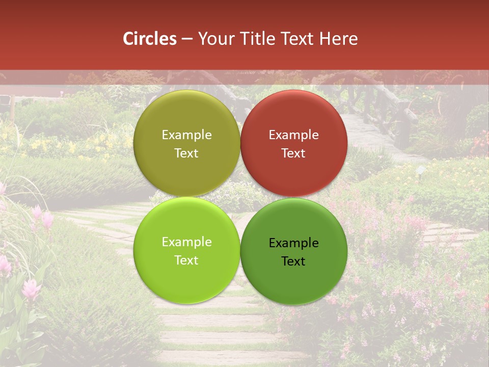Grass Wood Landscaping PowerPoint Template