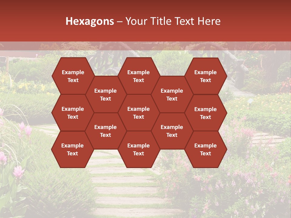 Grass Wood Landscaping PowerPoint Template