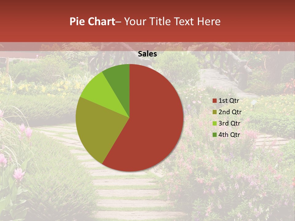 Grass Wood Landscaping PowerPoint Template