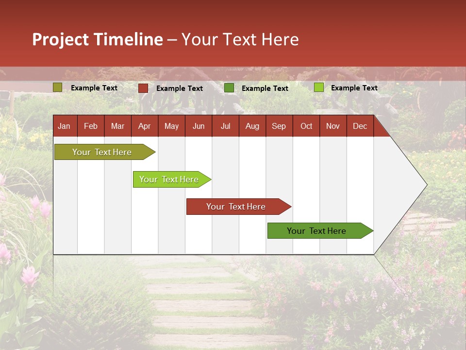 Grass Wood Landscaping PowerPoint Template