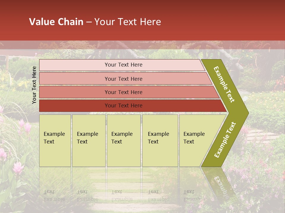 Grass Wood Landscaping PowerPoint Template