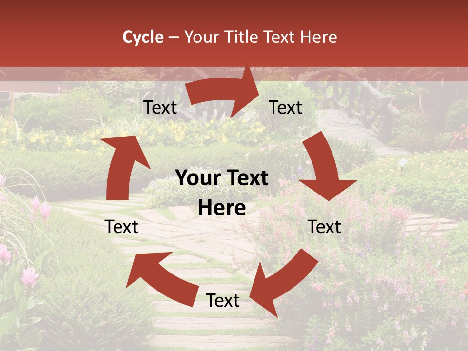 Grass Wood Landscaping PowerPoint Template