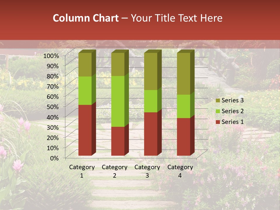 Grass Wood Landscaping PowerPoint Template