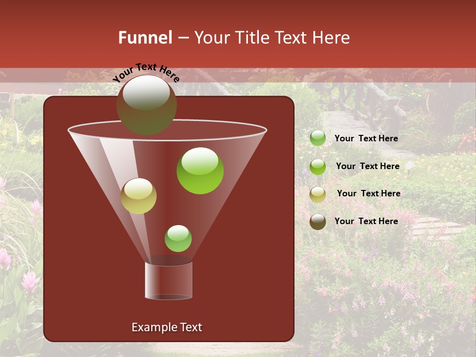 Grass Wood Landscaping PowerPoint Template