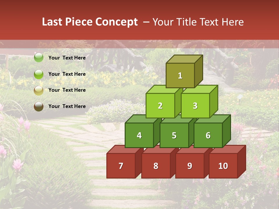 Grass Wood Landscaping PowerPoint Template