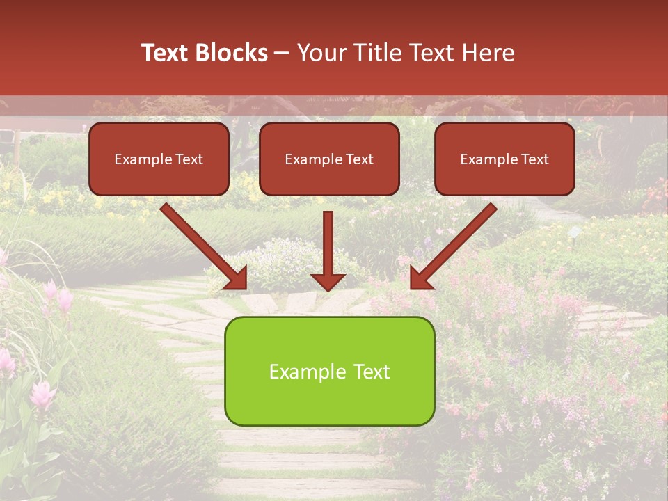 Grass Wood Landscaping PowerPoint Template