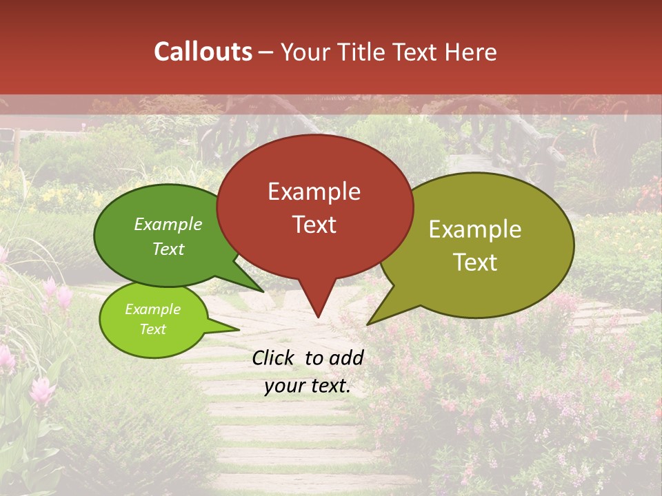 Grass Wood Landscaping PowerPoint Template