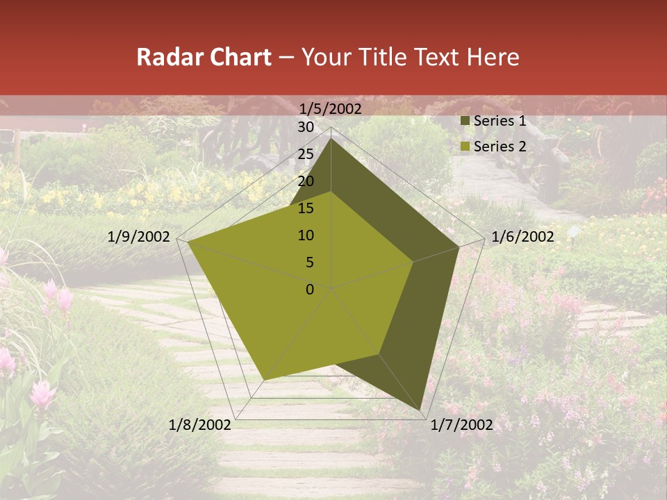 Grass Wood Landscaping PowerPoint Template