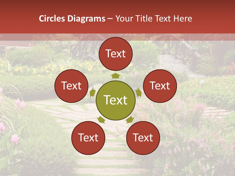 Grass Wood Landscaping PowerPoint Template