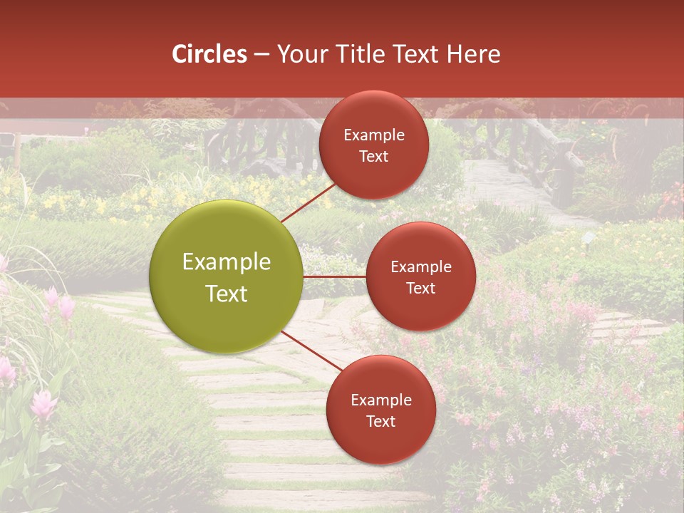 Grass Wood Landscaping PowerPoint Template