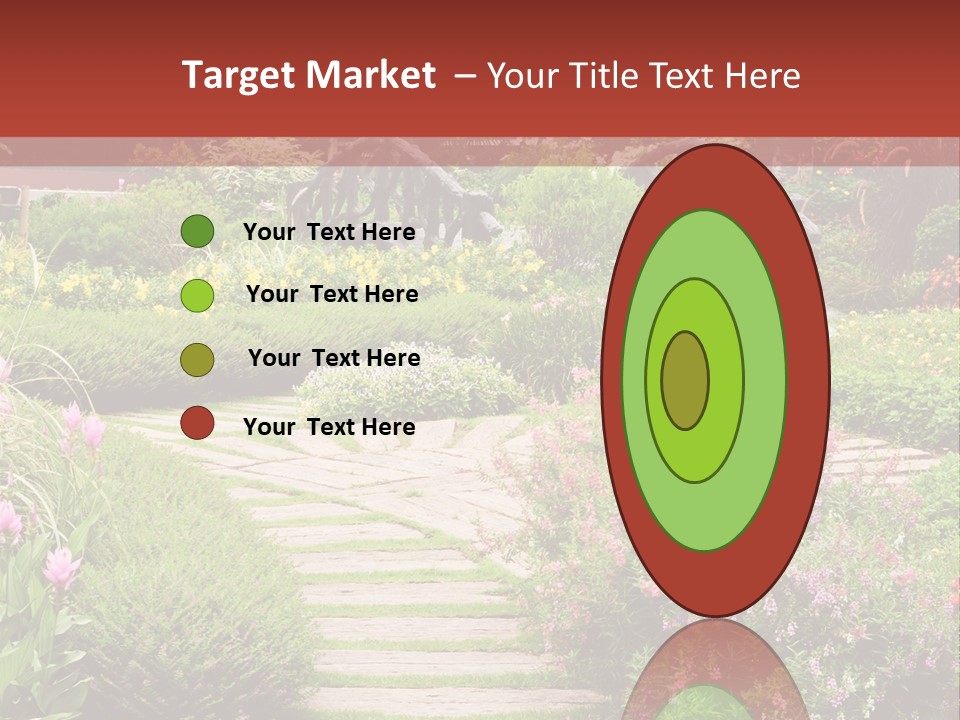 Grass Wood Landscaping PowerPoint Template