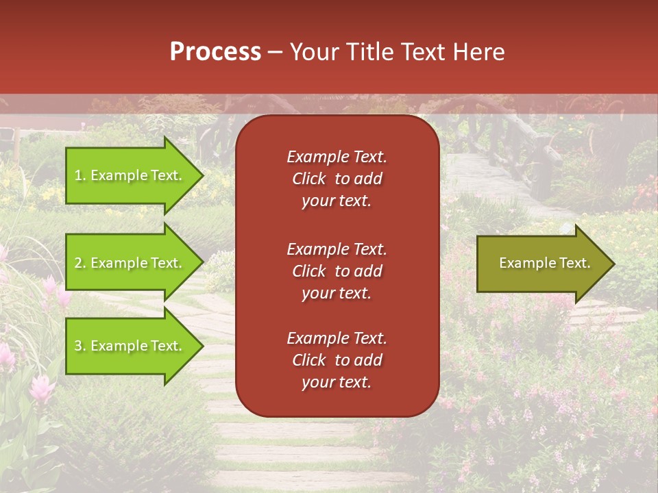 Grass Wood Landscaping PowerPoint Template