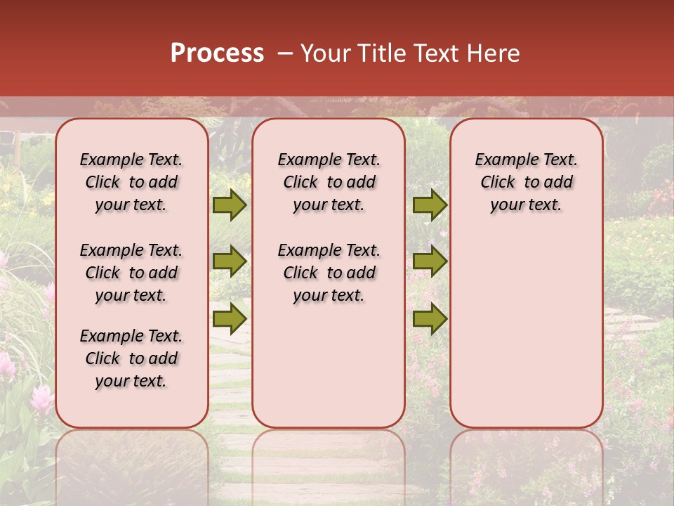 Grass Wood Landscaping PowerPoint Template