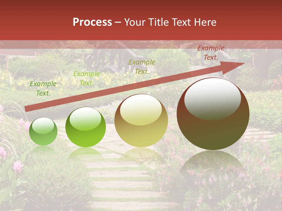 Grass Wood Landscaping PowerPoint Template