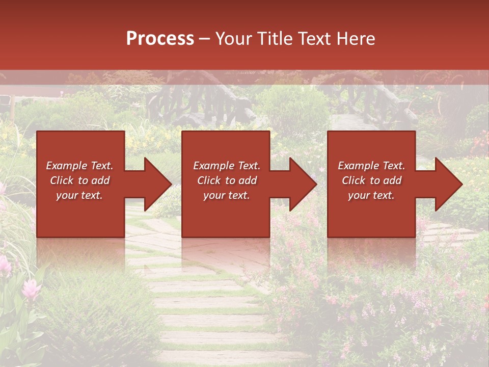 Grass Wood Landscaping PowerPoint Template