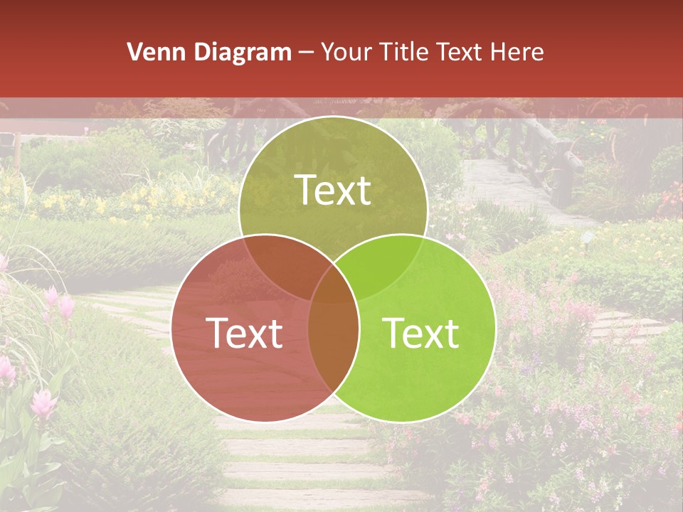 Grass Wood Landscaping PowerPoint Template