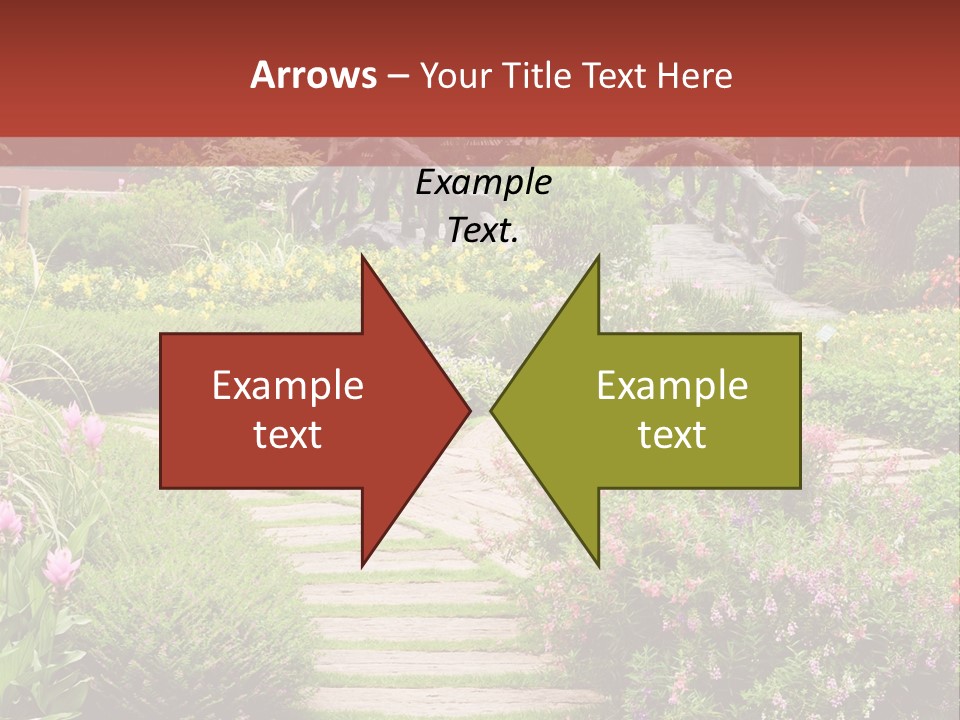 Grass Wood Landscaping PowerPoint Template