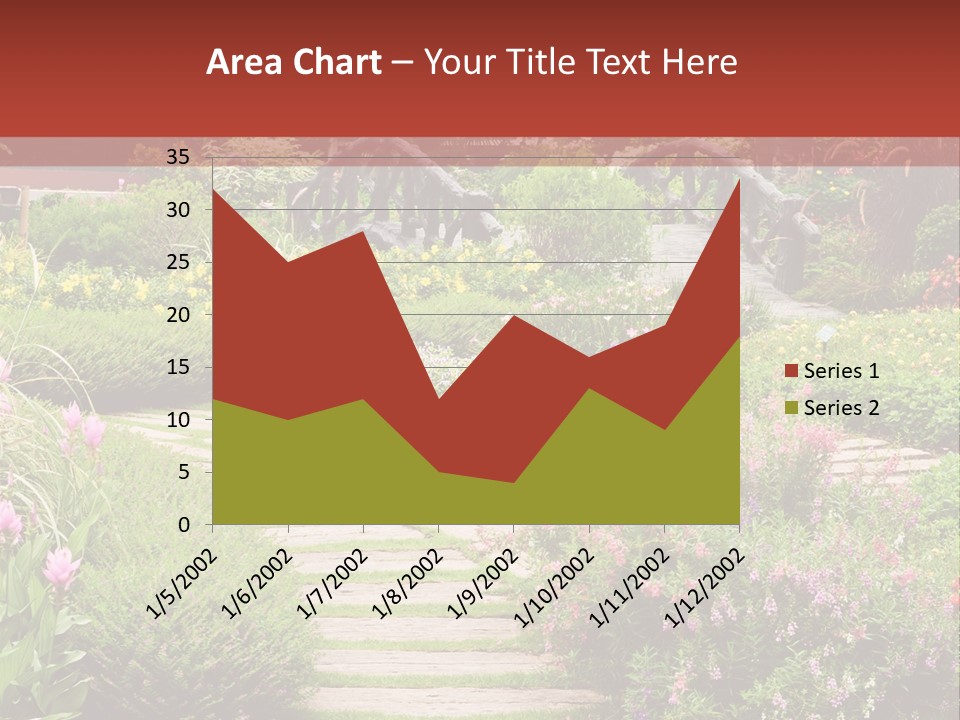 Grass Wood Landscaping PowerPoint Template