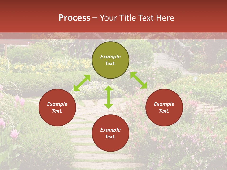 Grass Wood Landscaping PowerPoint Template
