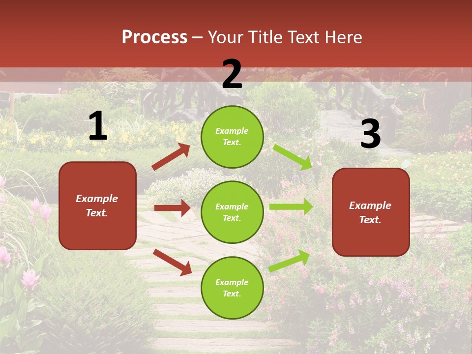 Grass Wood Landscaping PowerPoint Template