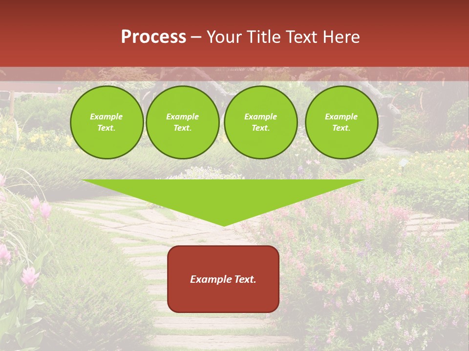 Grass Wood Landscaping PowerPoint Template
