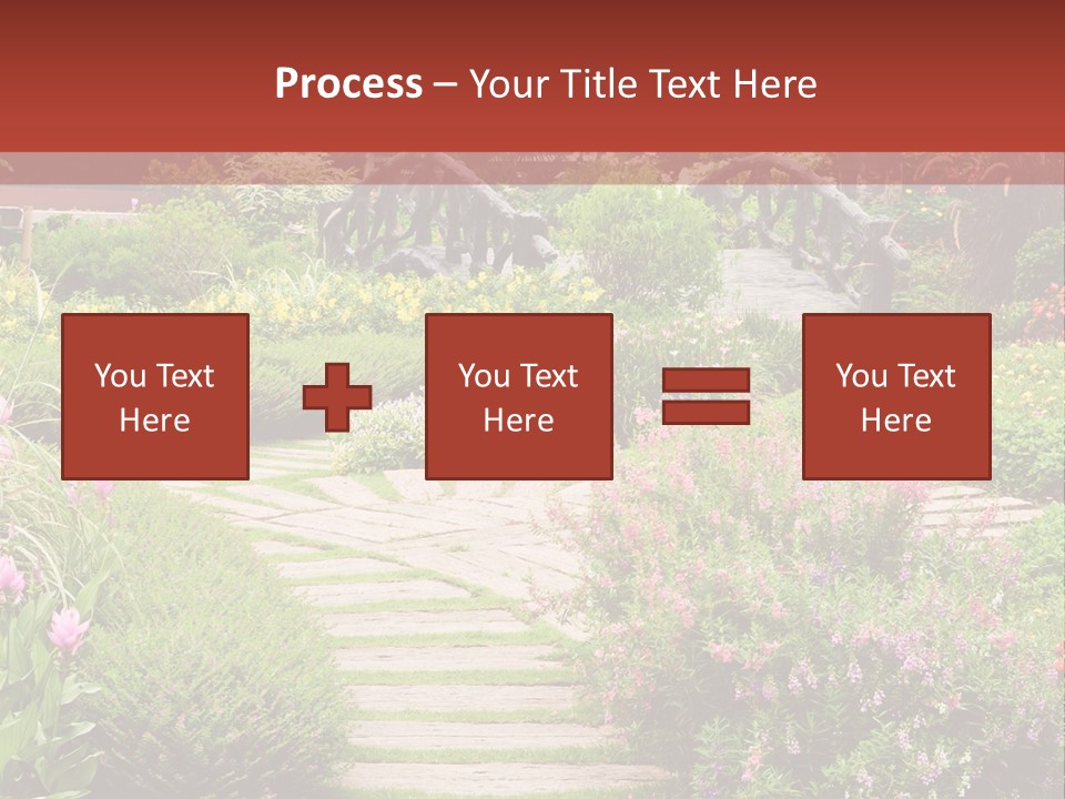 Grass Wood Landscaping PowerPoint Template