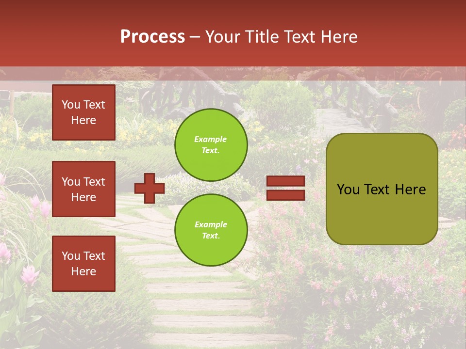 Grass Wood Landscaping PowerPoint Template