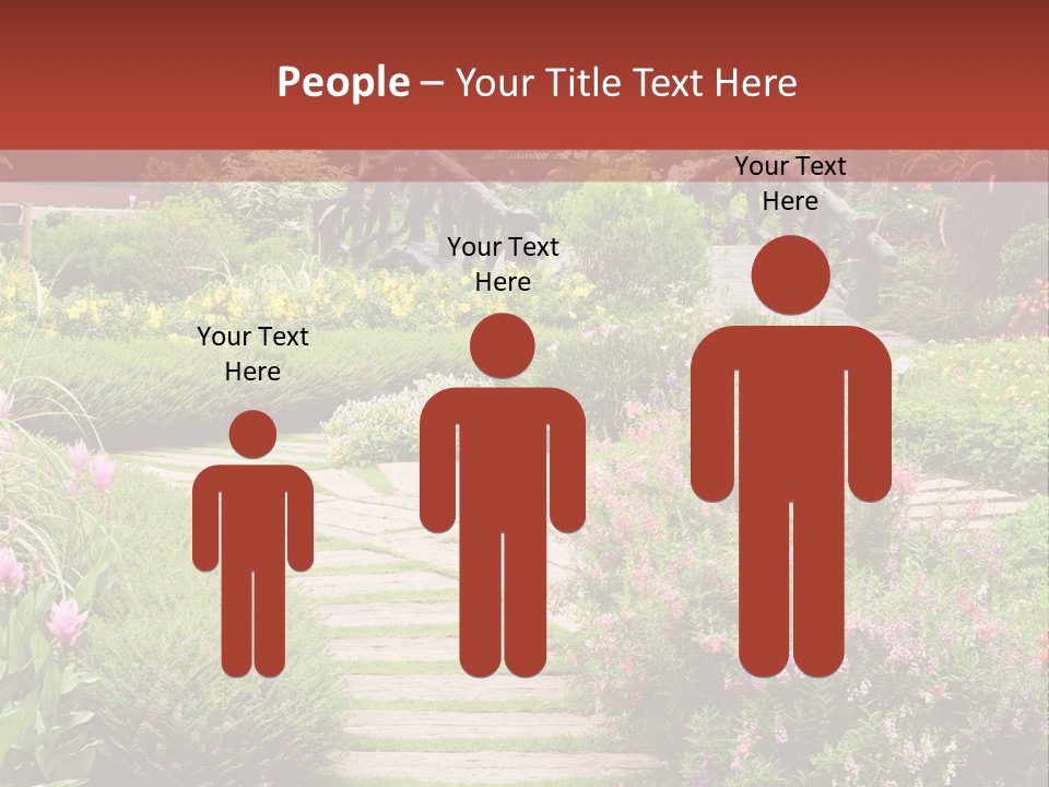 Grass Wood Landscaping PowerPoint Template