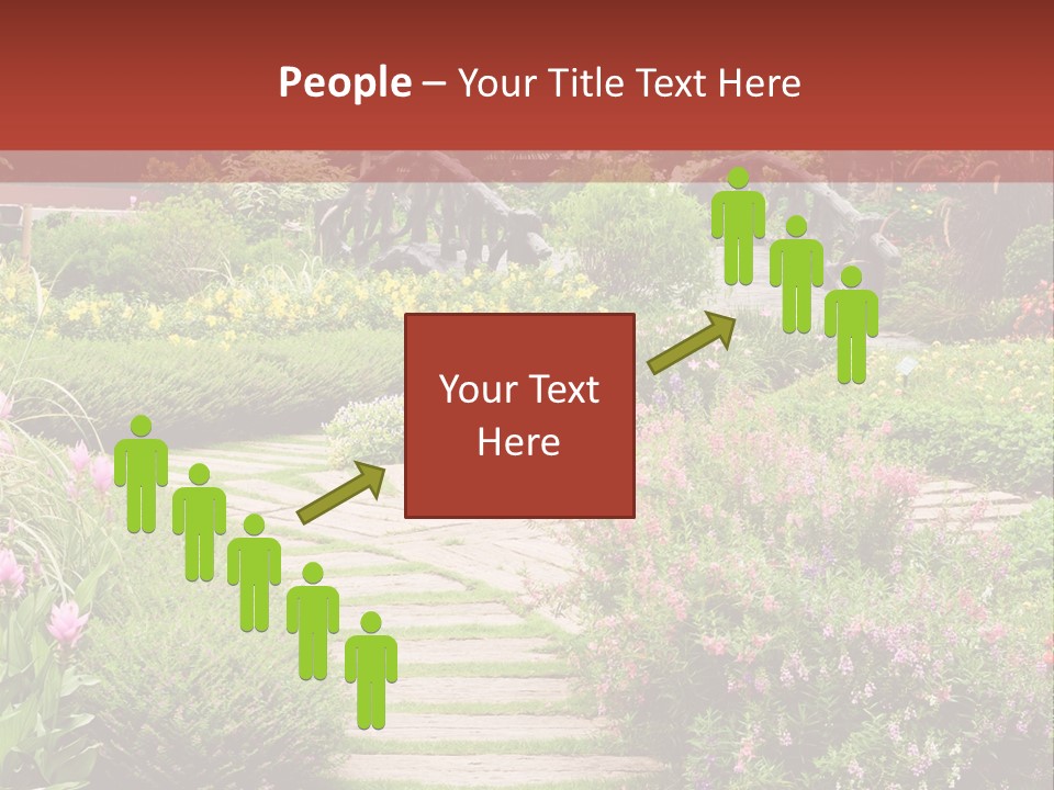 Grass Wood Landscaping PowerPoint Template