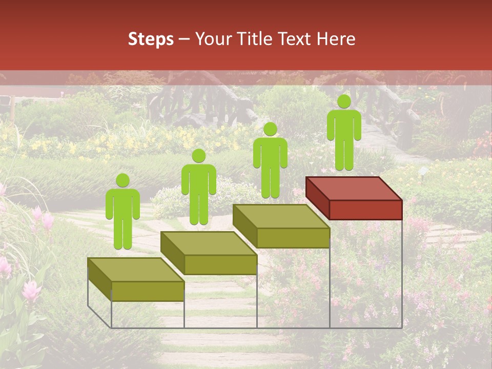 Grass Wood Landscaping PowerPoint Template