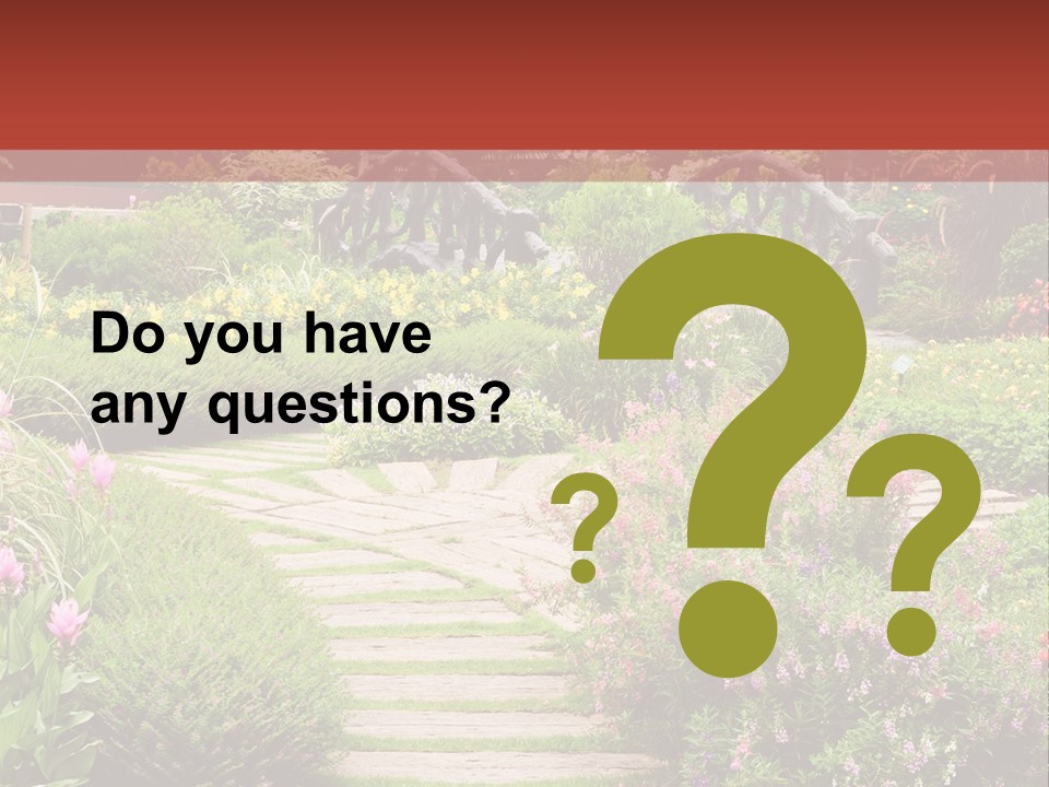 Grass Wood Landscaping PowerPoint Template