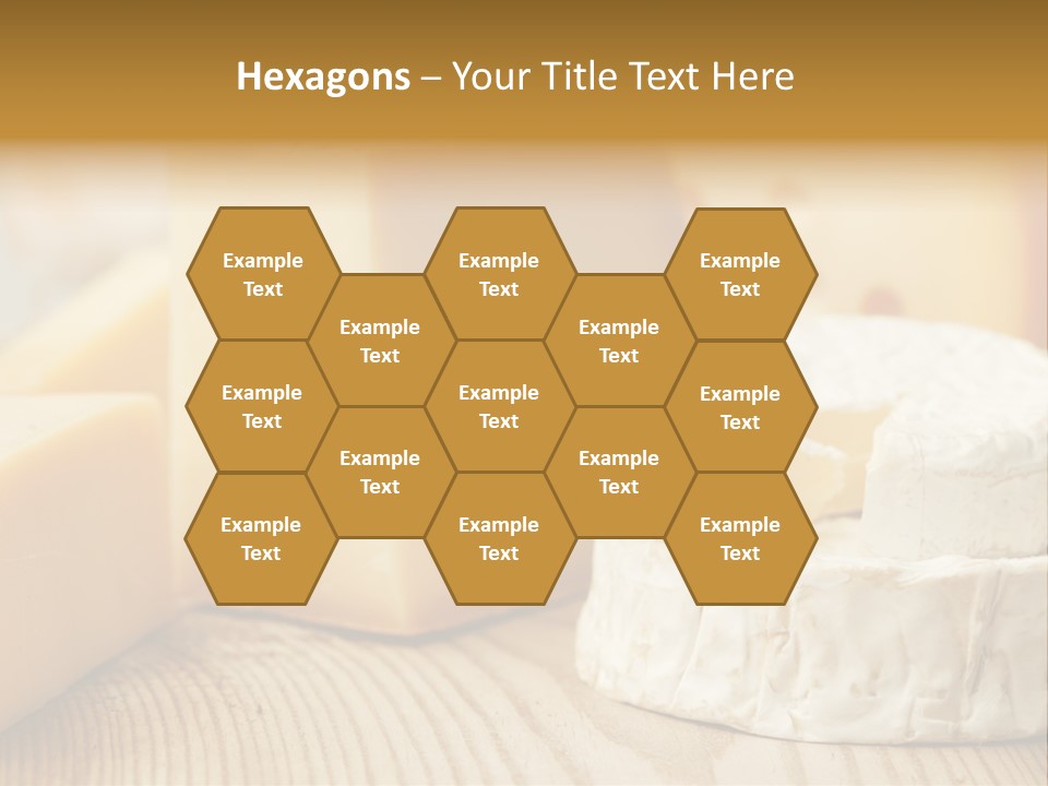 Brie Buffet Board PowerPoint Template