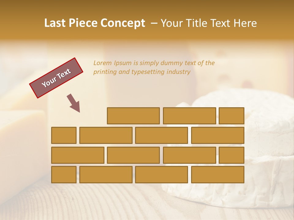 Brie Buffet Board PowerPoint Template