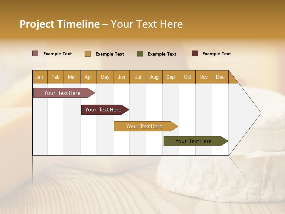 Brie Buffet Board PowerPoint Template