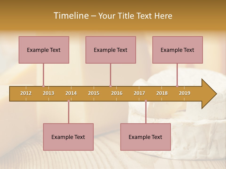 Brie Buffet Board PowerPoint Template