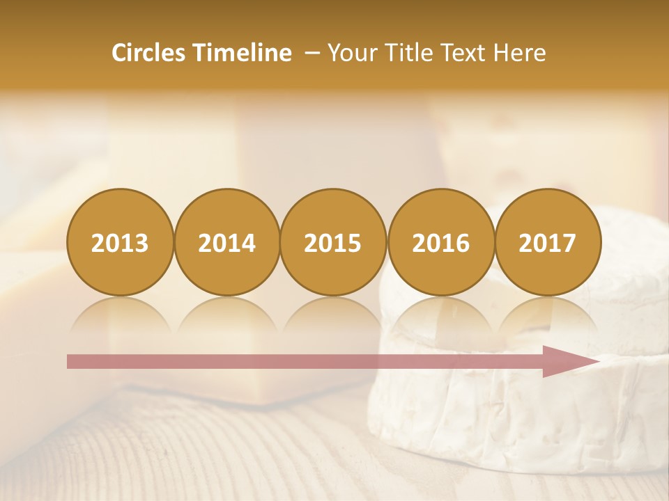 Brie Buffet Board PowerPoint Template