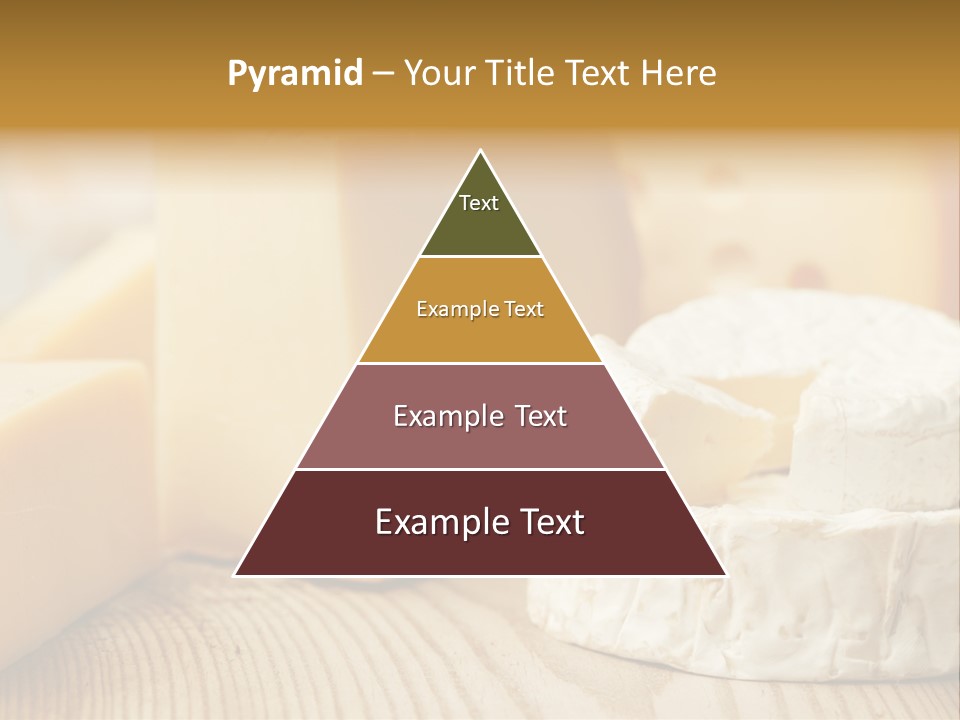 Brie Buffet Board PowerPoint Template