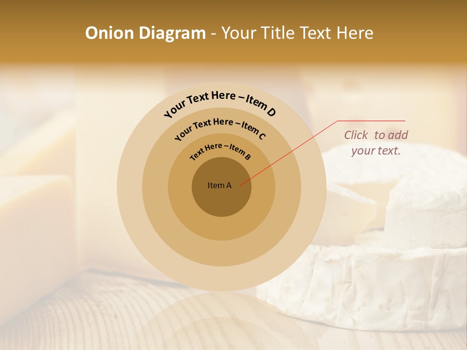 Brie Buffet Board PowerPoint Template