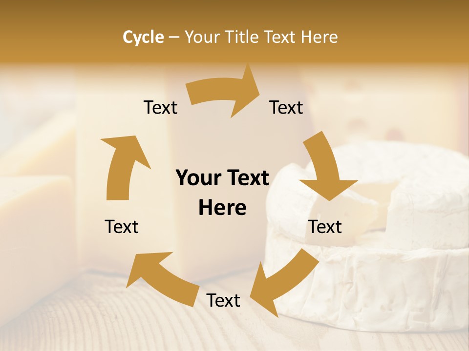 Brie Buffet Board PowerPoint Template