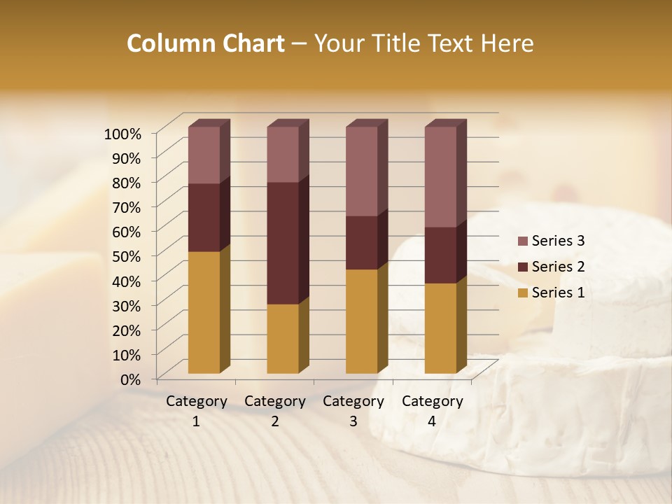 Brie Buffet Board PowerPoint Template