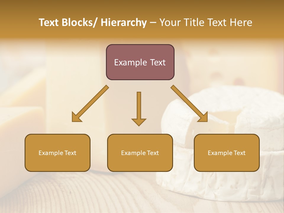 Brie Buffet Board PowerPoint Template