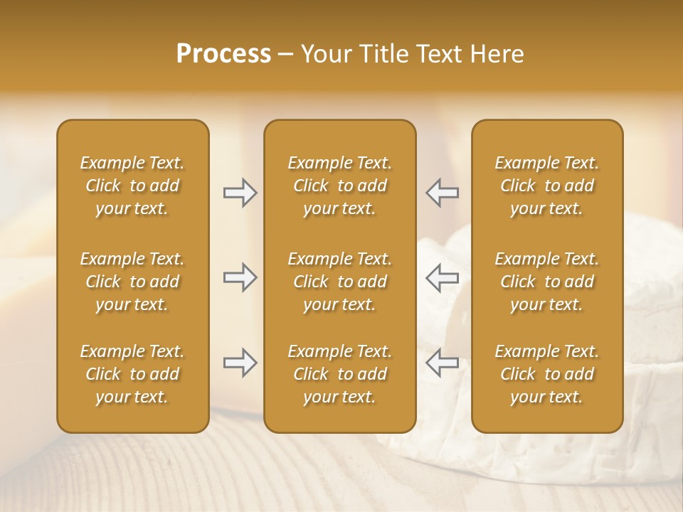 Brie Buffet Board PowerPoint Template