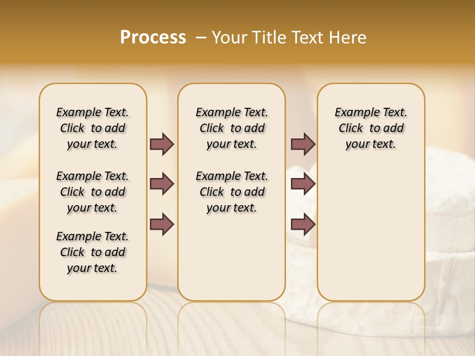 Brie Buffet Board PowerPoint Template