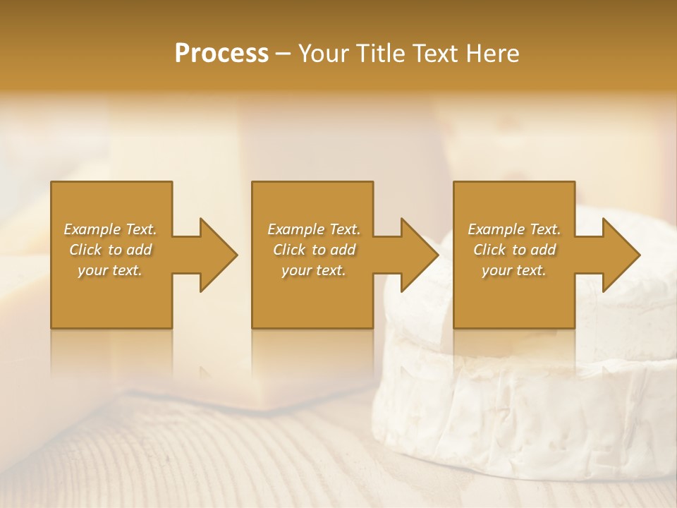 Brie Buffet Board PowerPoint Template
