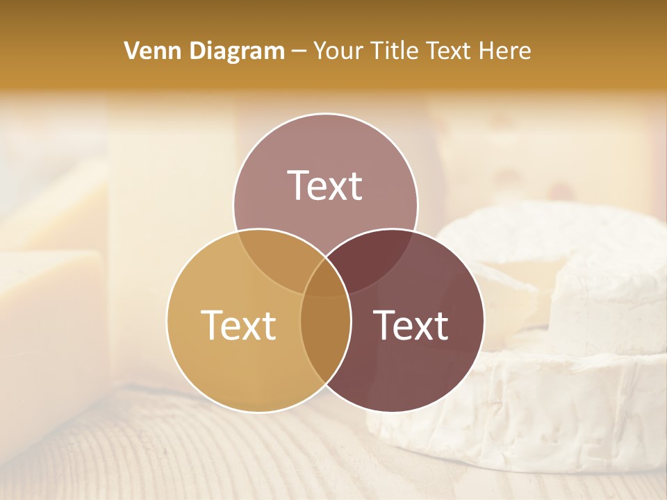 Brie Buffet Board PowerPoint Template