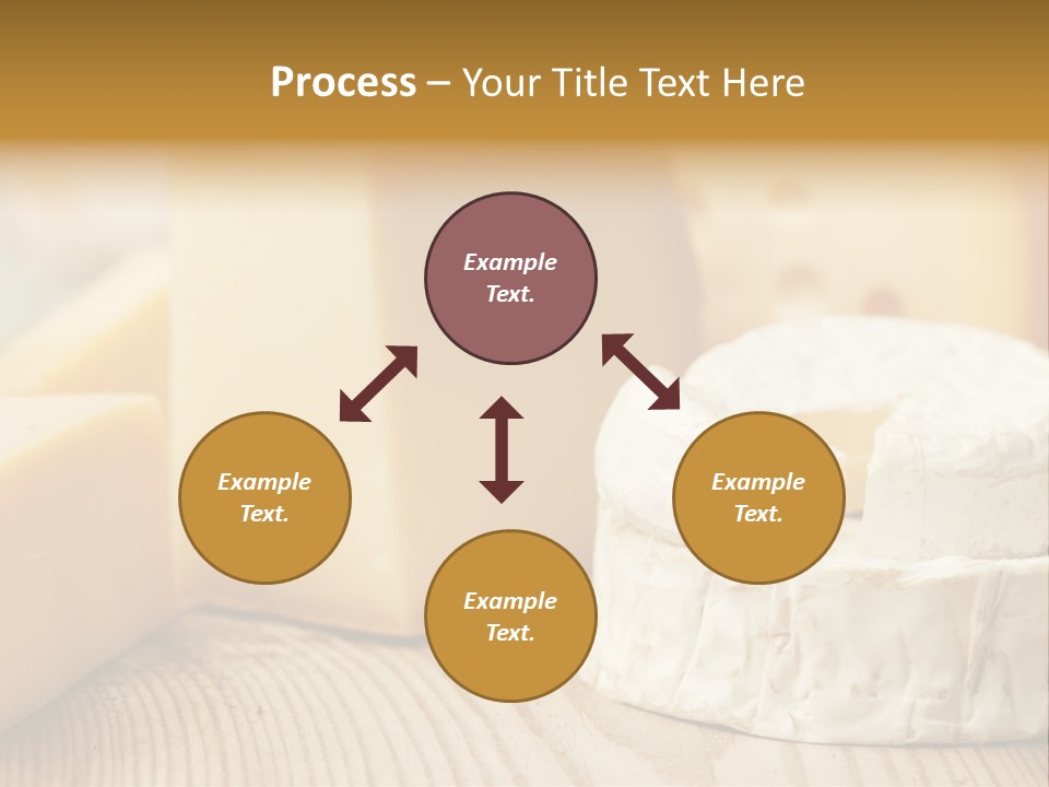 Brie Buffet Board PowerPoint Template