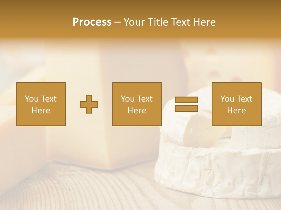Brie Buffet Board PowerPoint Template